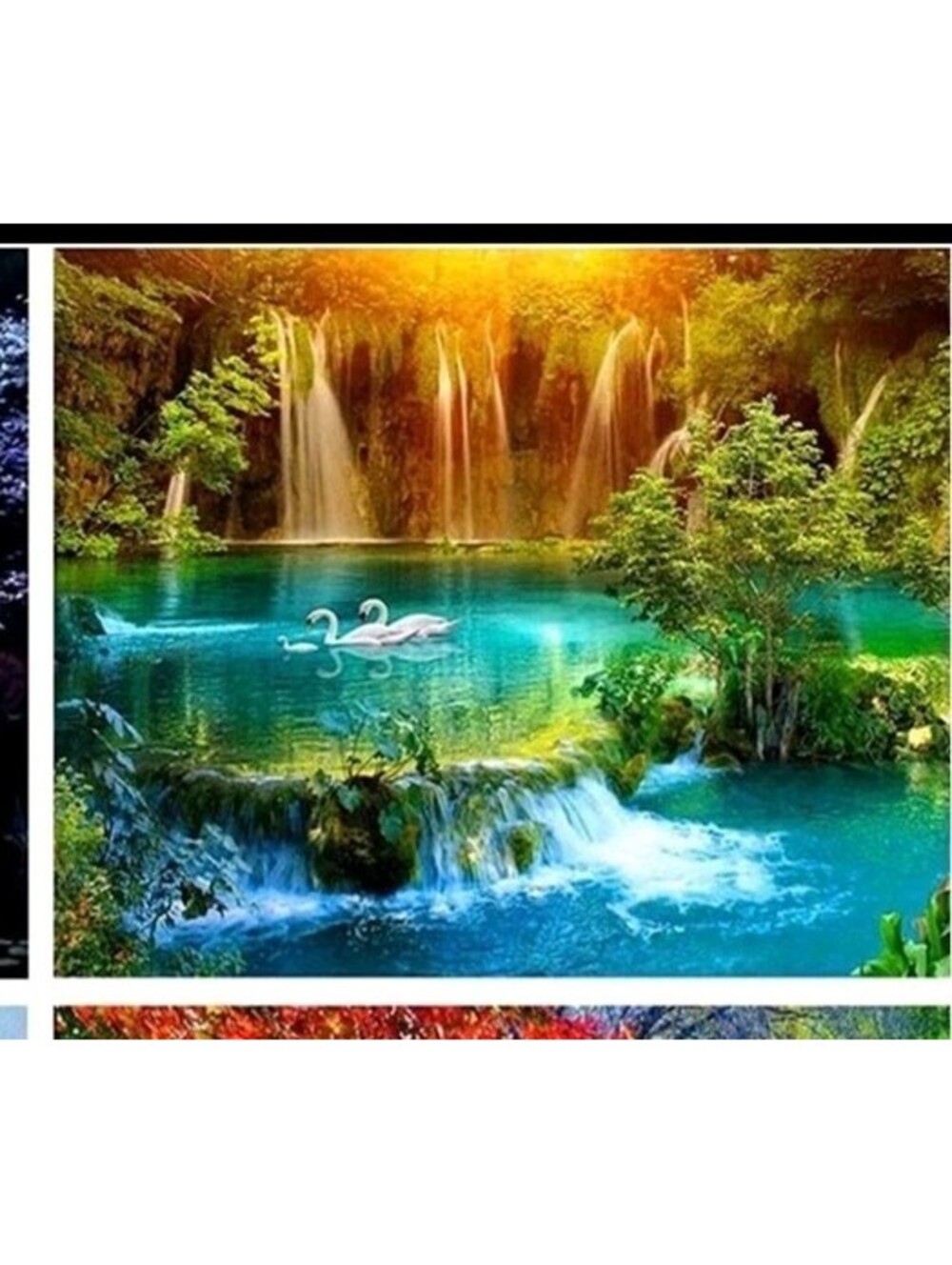 Blue Lagoon 5D Diamond Art 40cm X 30cm